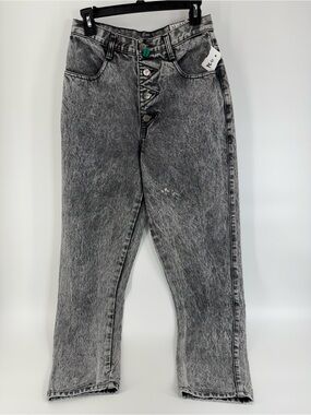 ⚙️ 3For$30 ⚙️ Acid Wash High-Rise Button Fly Jeans - Grey